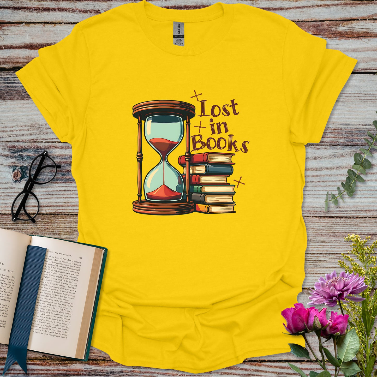 Lost in Books T-shirt