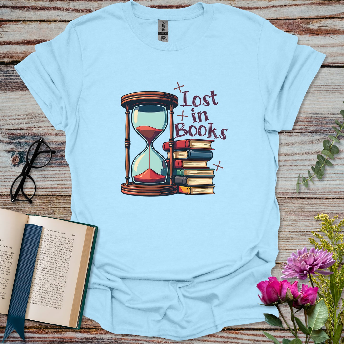 Lost in Books T-shirt