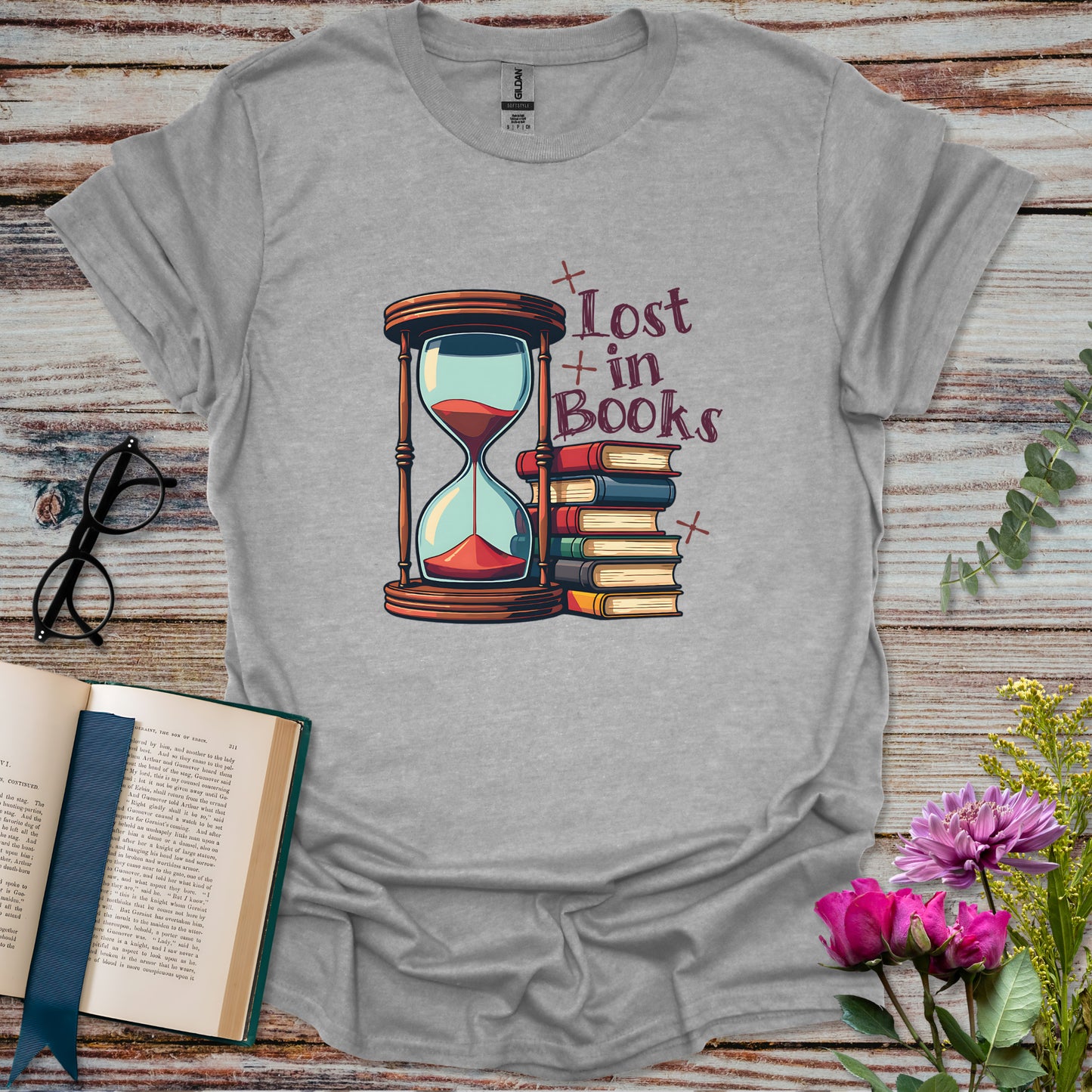 Lost in Books T-shirt