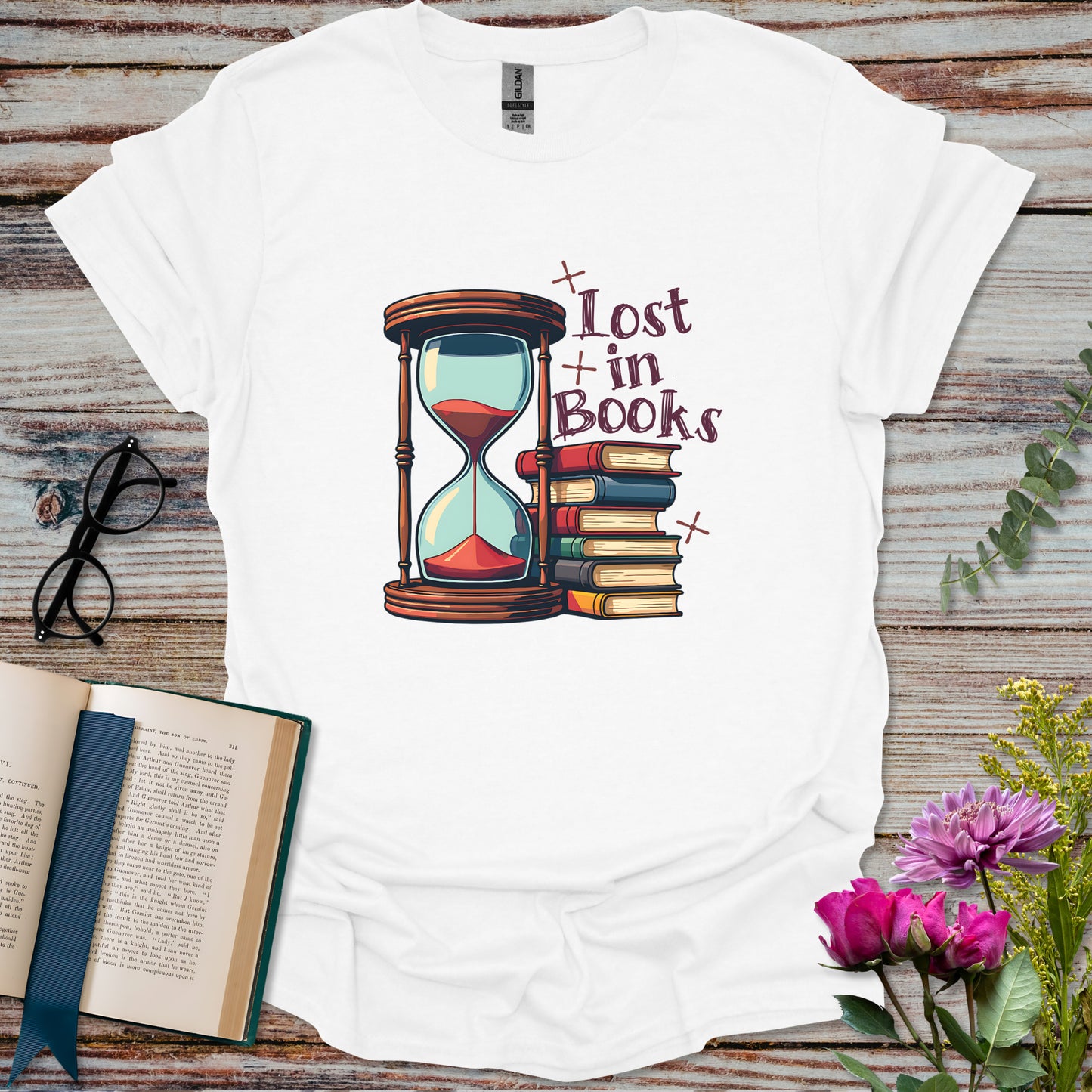 Lost in Books T-shirt