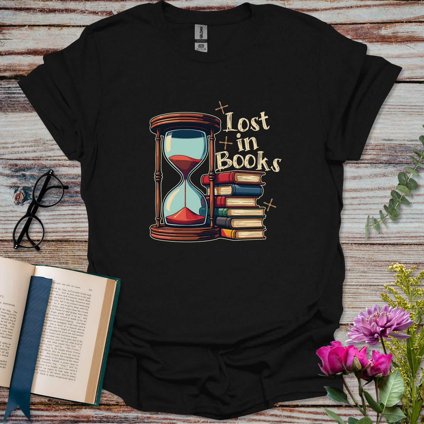 Lost in Books T-shirt