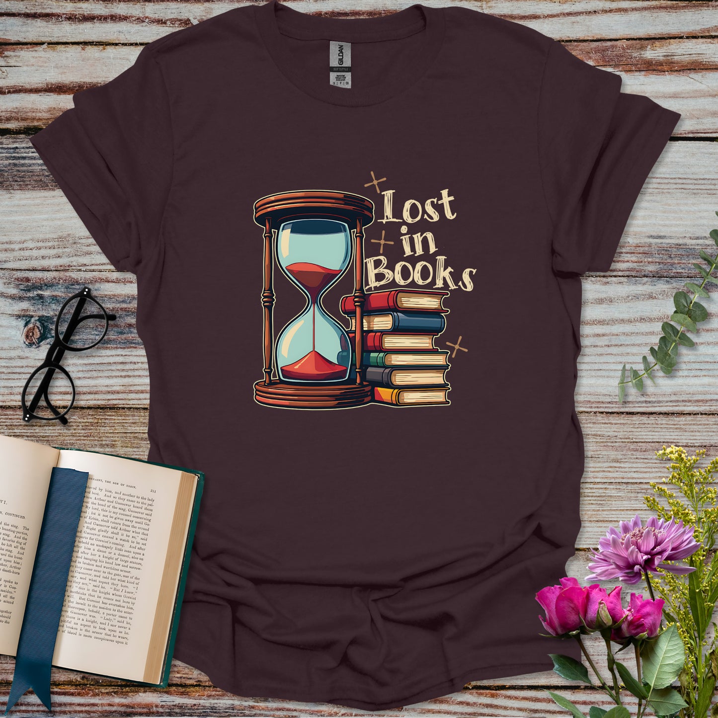 Lost in Books T-shirt