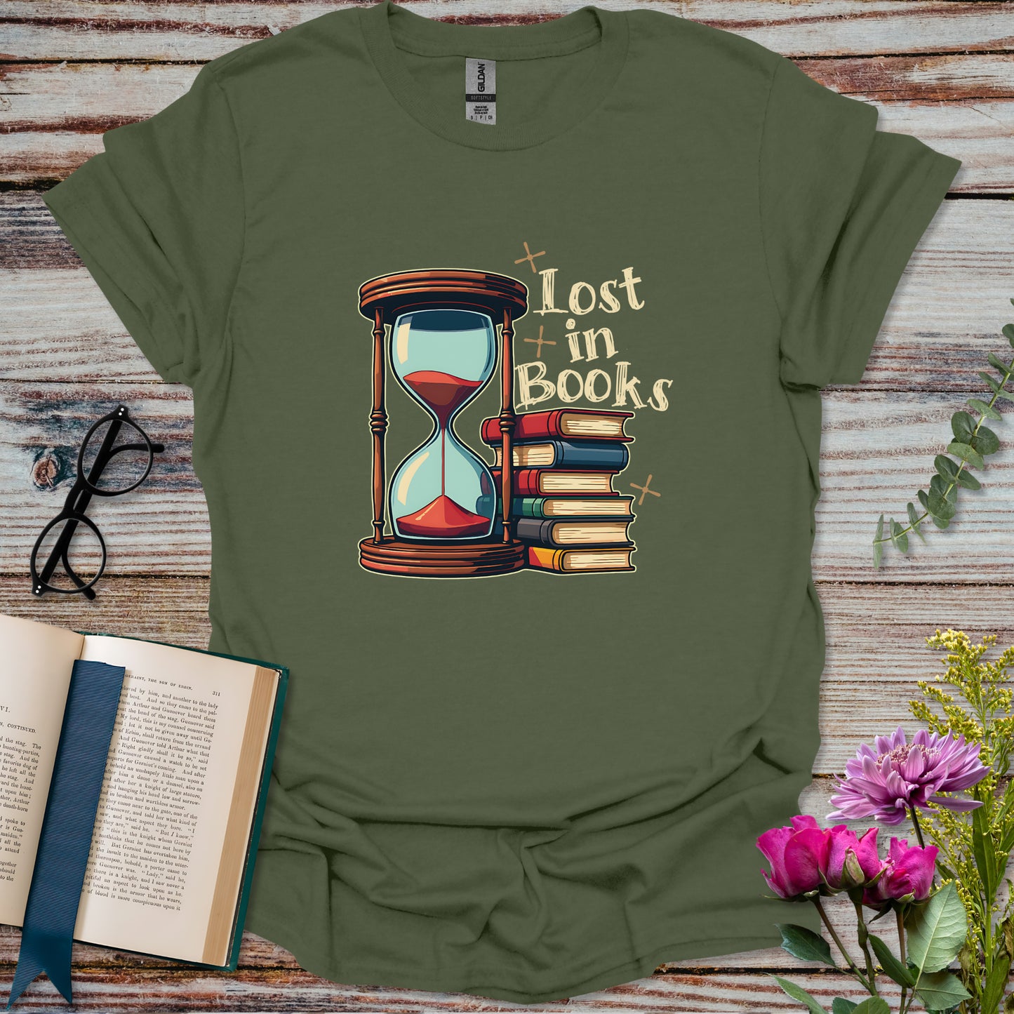 Lost in Books T-shirt