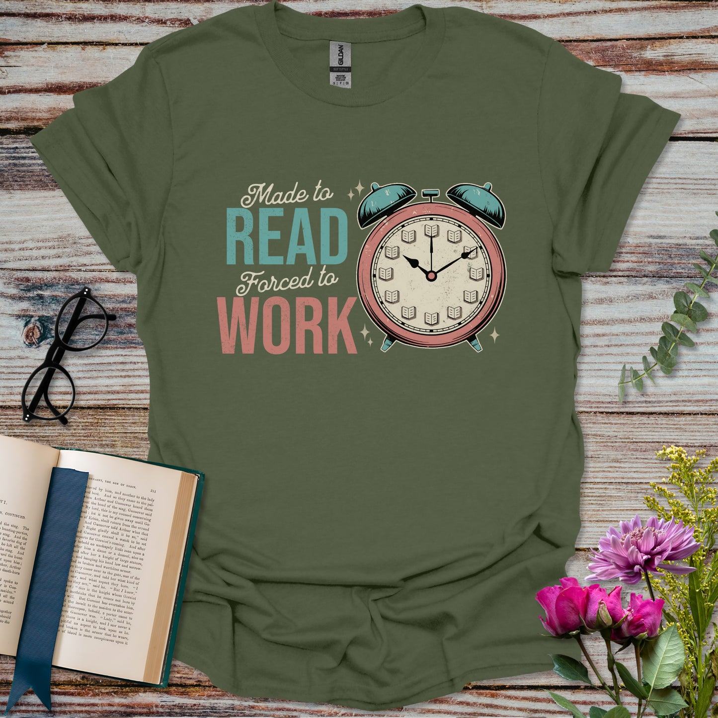 Made to Read Forced to Work T-shirt