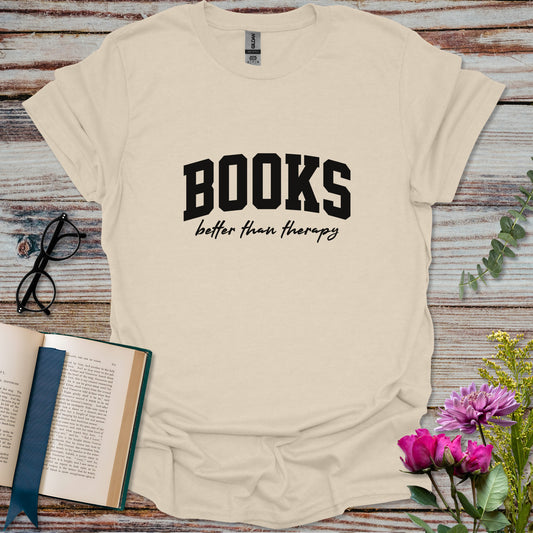 Better Than Therapy Book Lover T-shirt