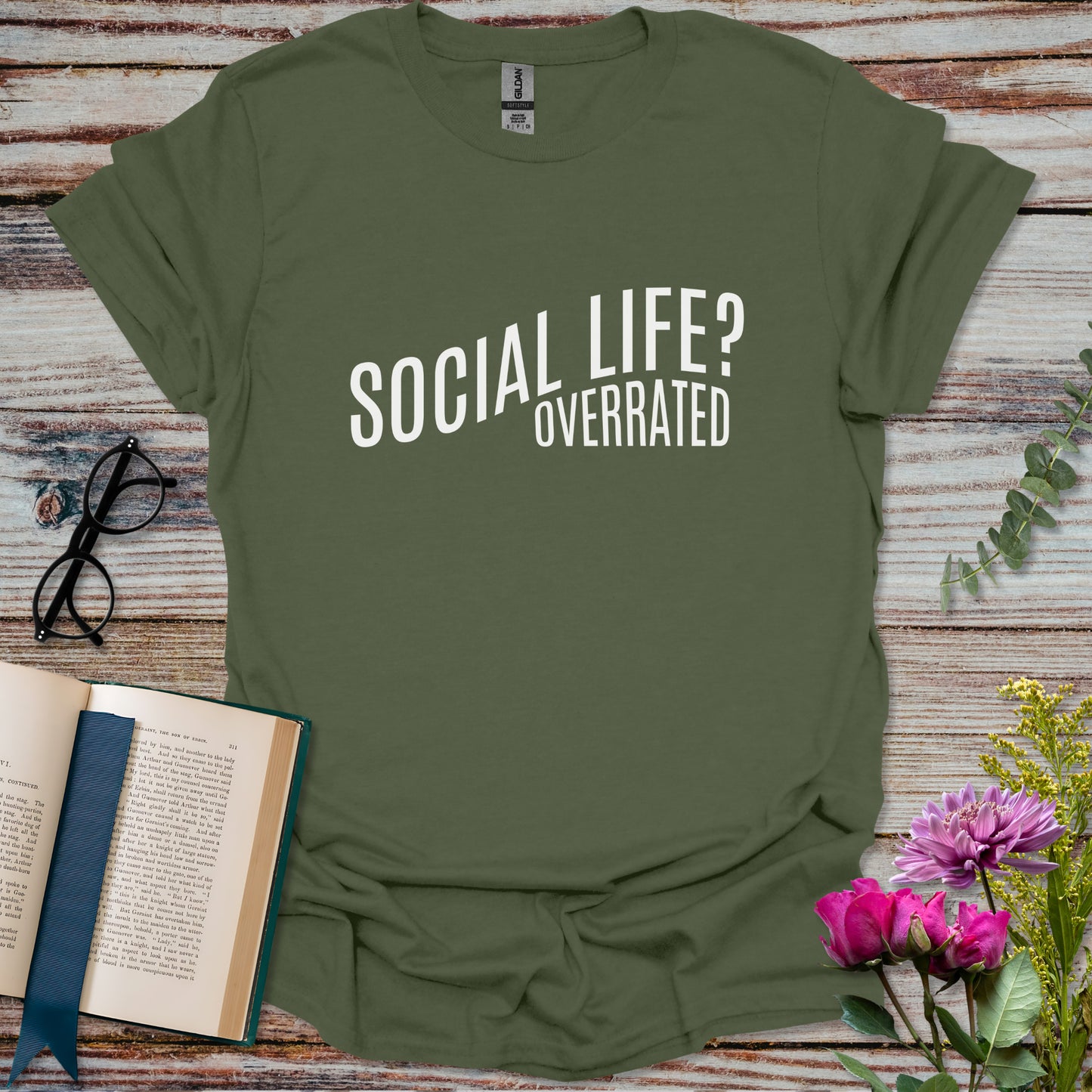 Social Life Overrated T-shirt