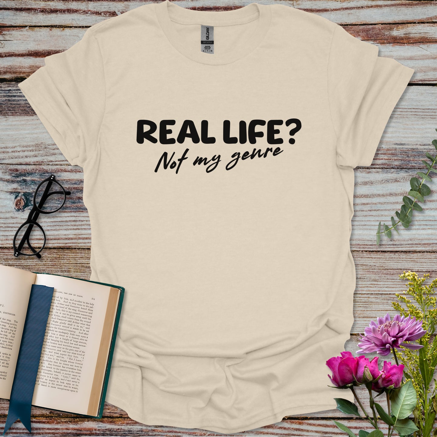 Real Life Not My Genre T-shirt