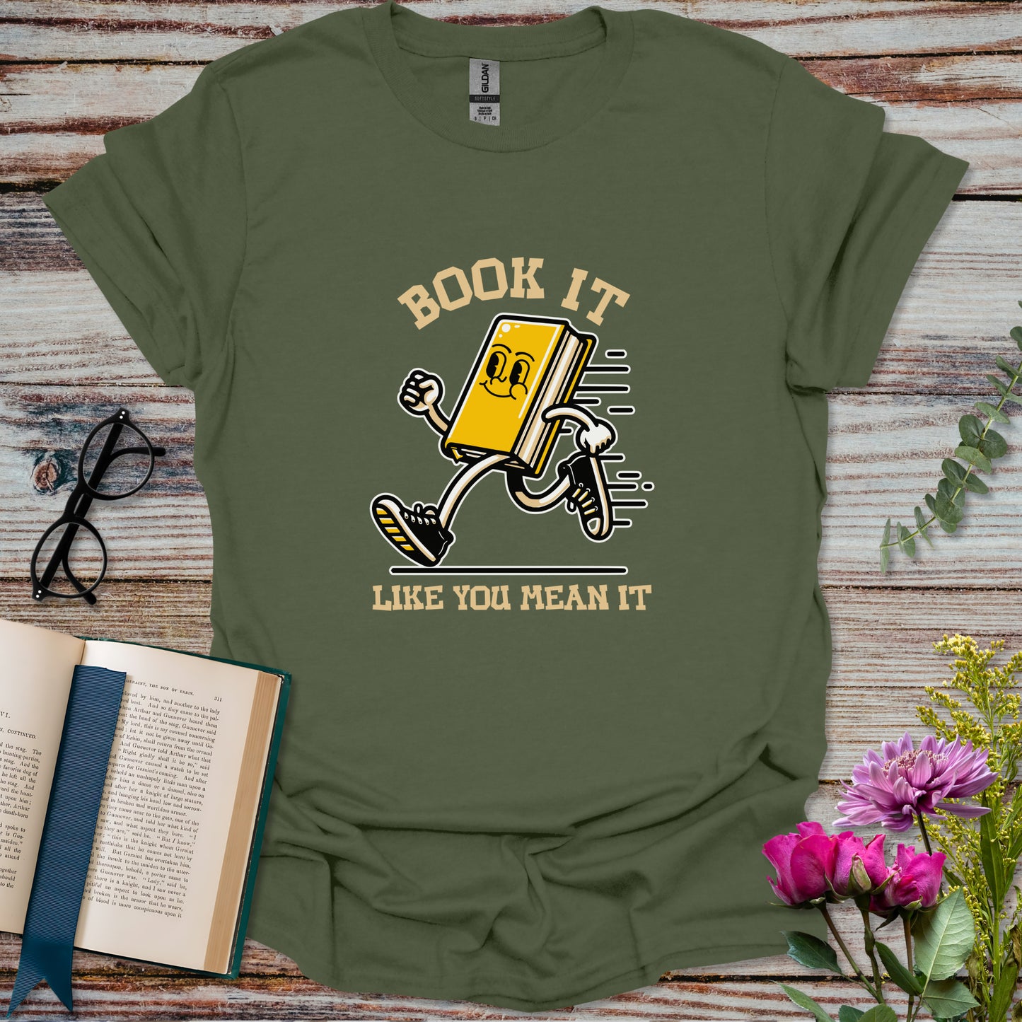 Book It Like You Mean It T-shirt