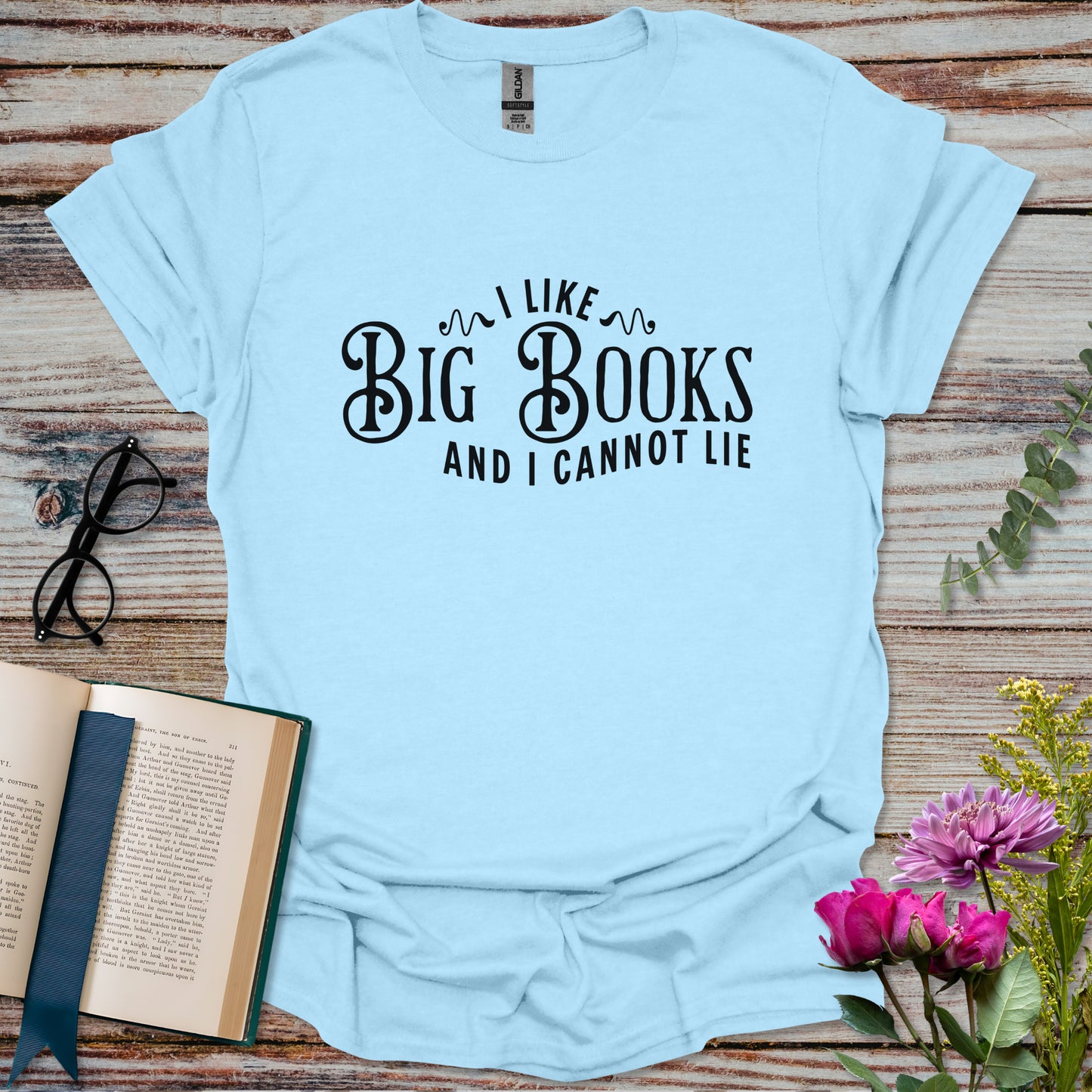 I Like Big Books T-shirt