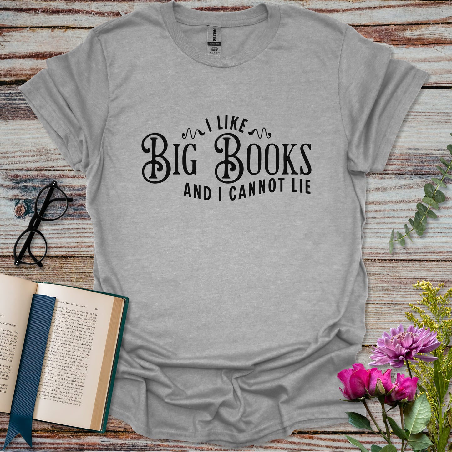 I Like Big Books T-shirt