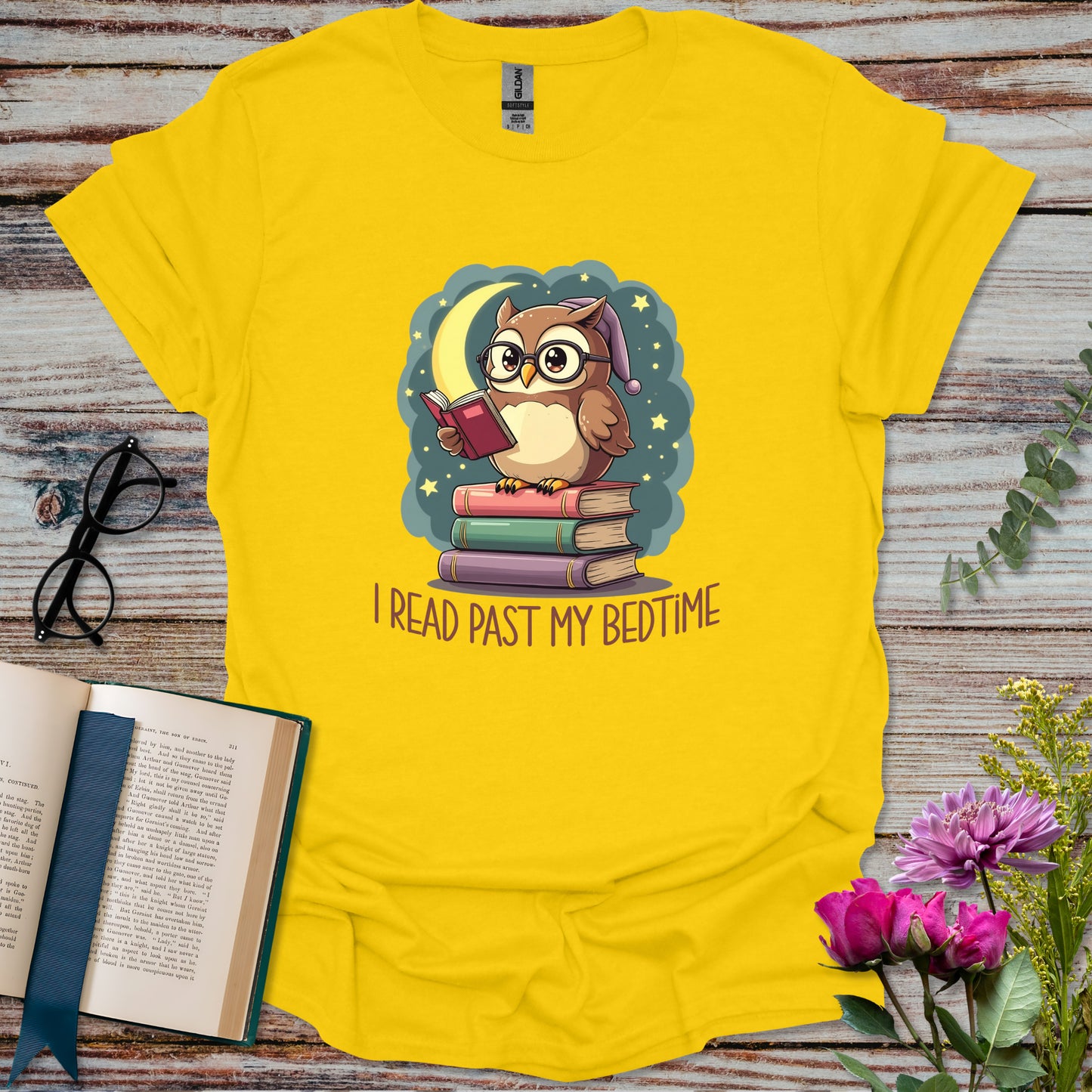 I Read Past My Bedtime T-shirt