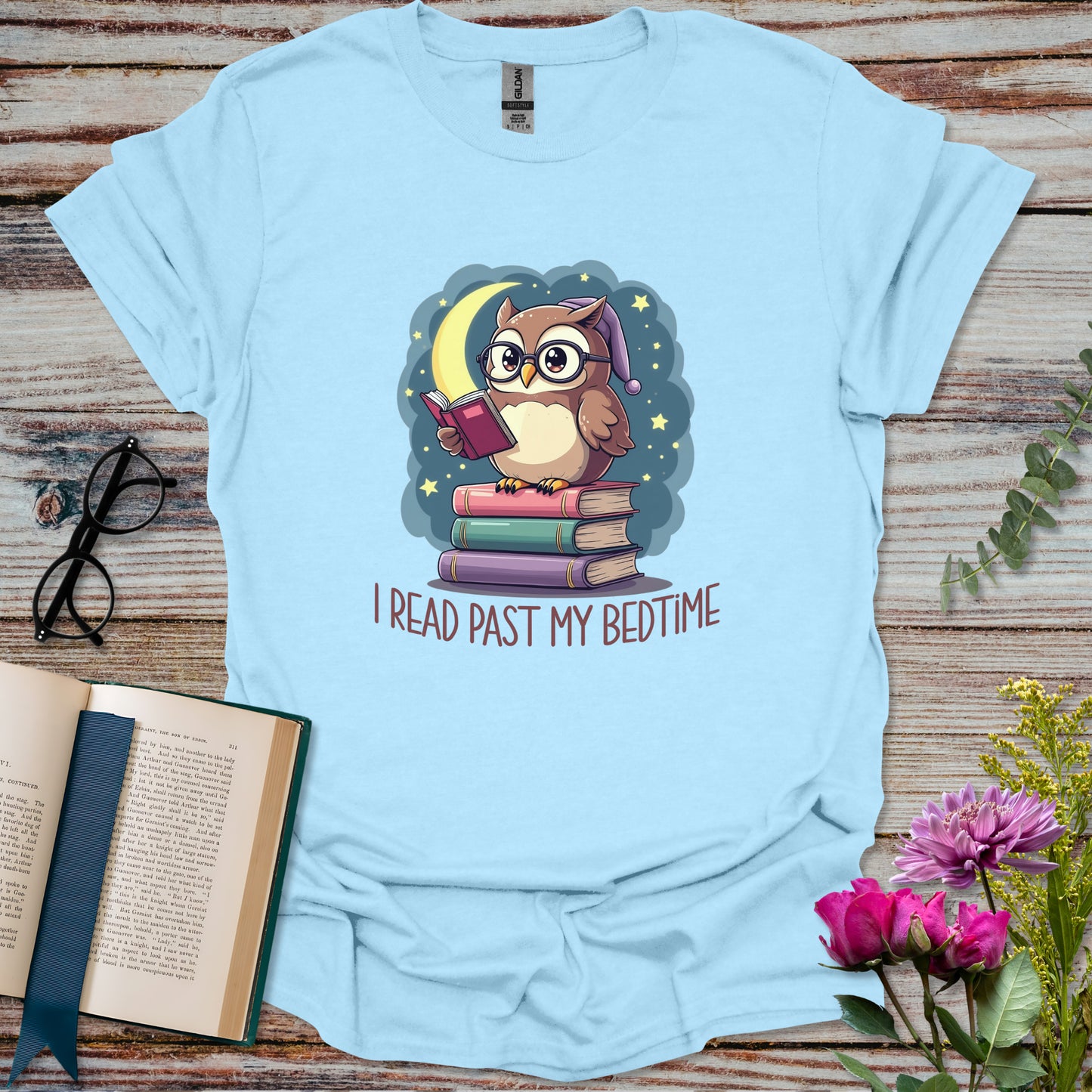 I Read Past My Bedtime T-shirt