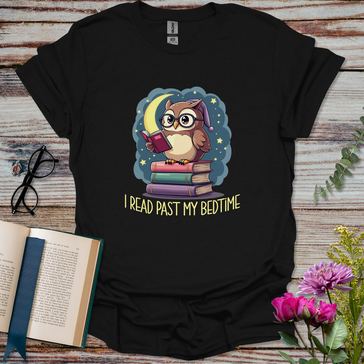 I Read Past My Bedtime T-shirt