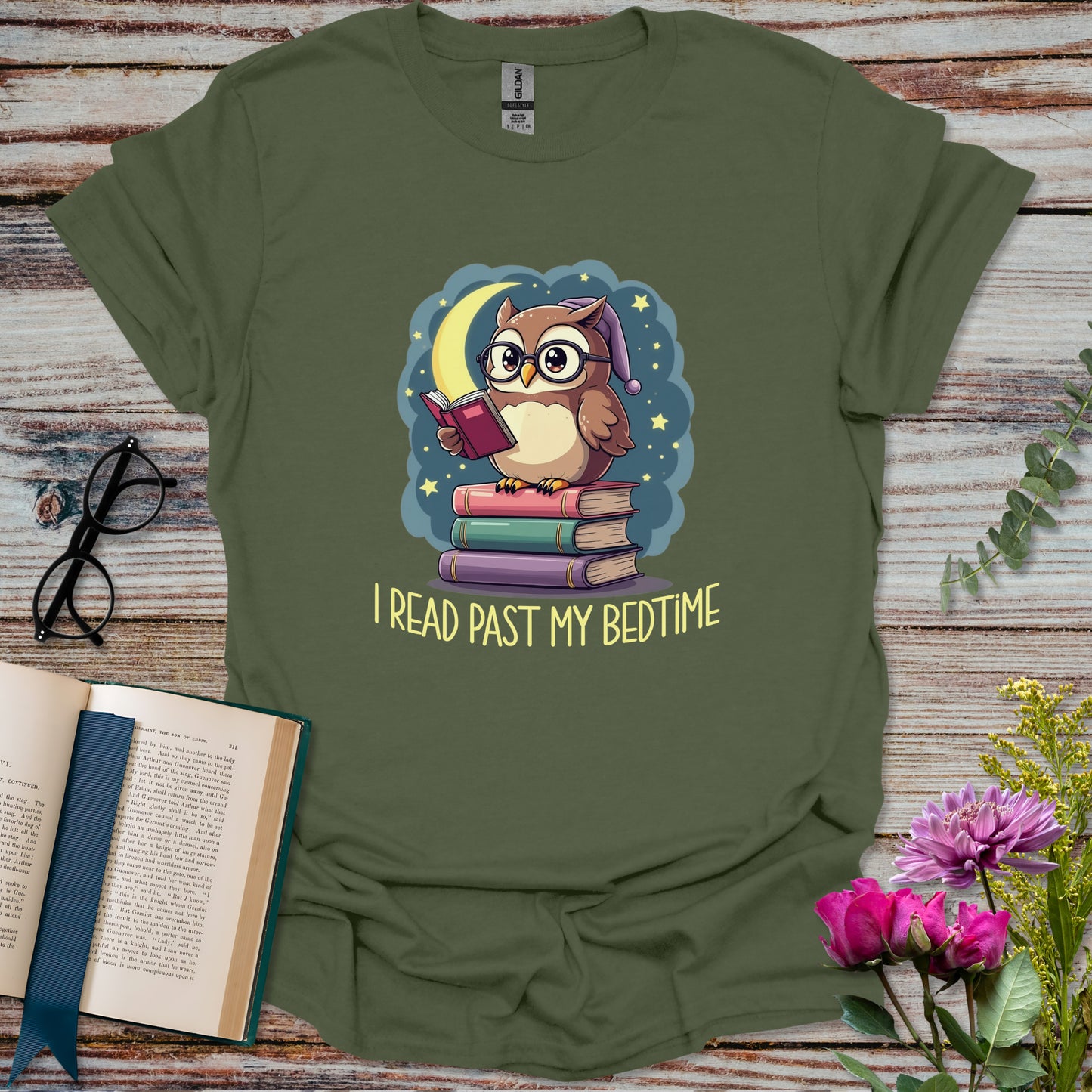 I Read Past My Bedtime T-shirt