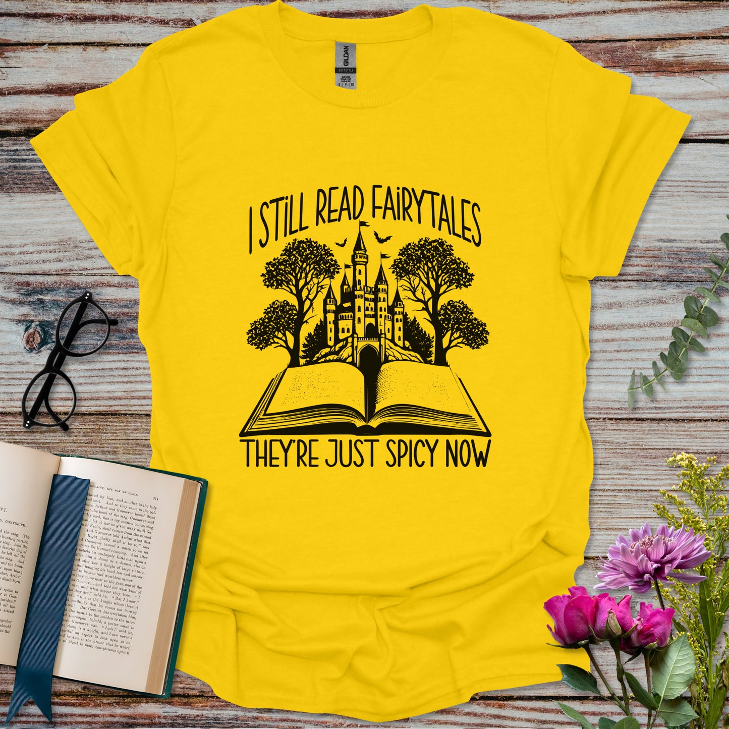 Spicy Fairytales Book Lover T-shirt