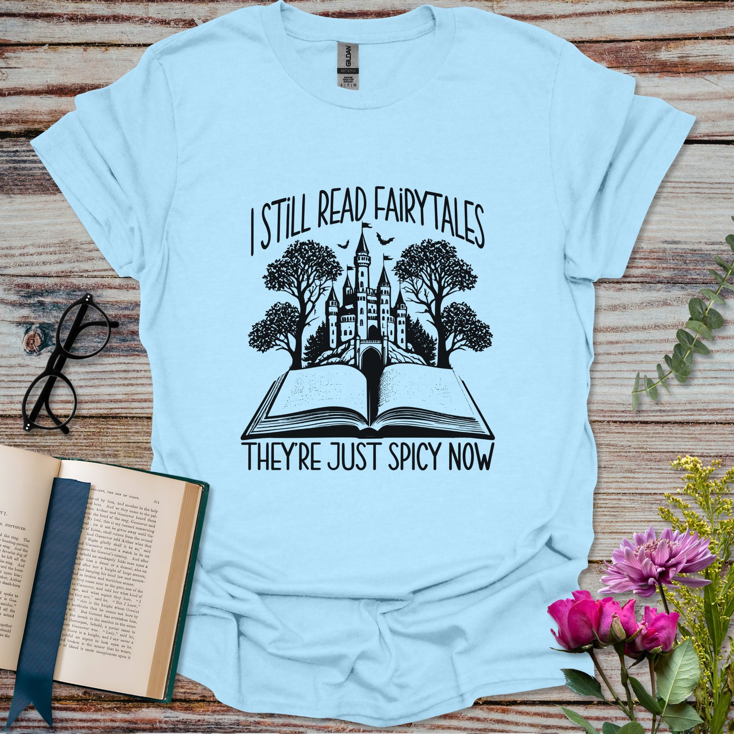 Spicy Fairytales Book Lover T-shirt