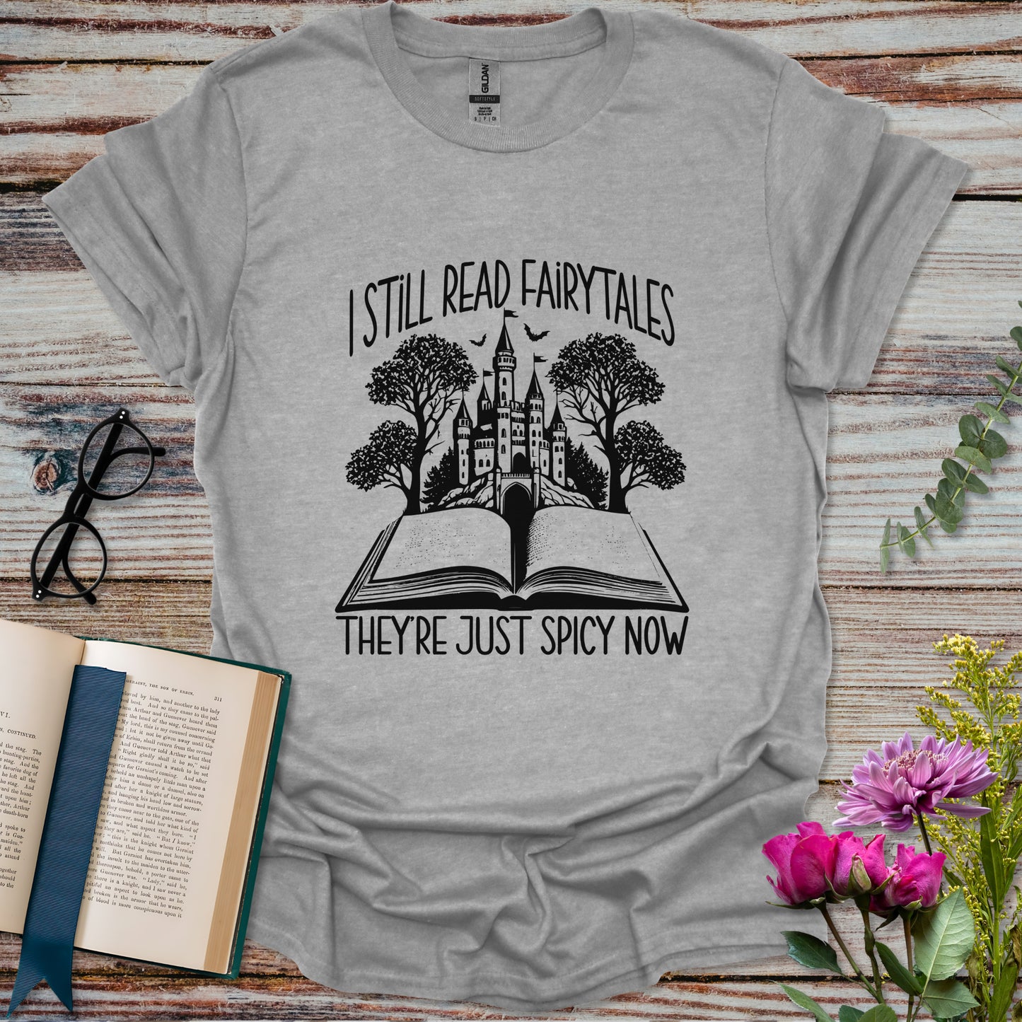 Spicy Fairytales Book Lover T-shirt