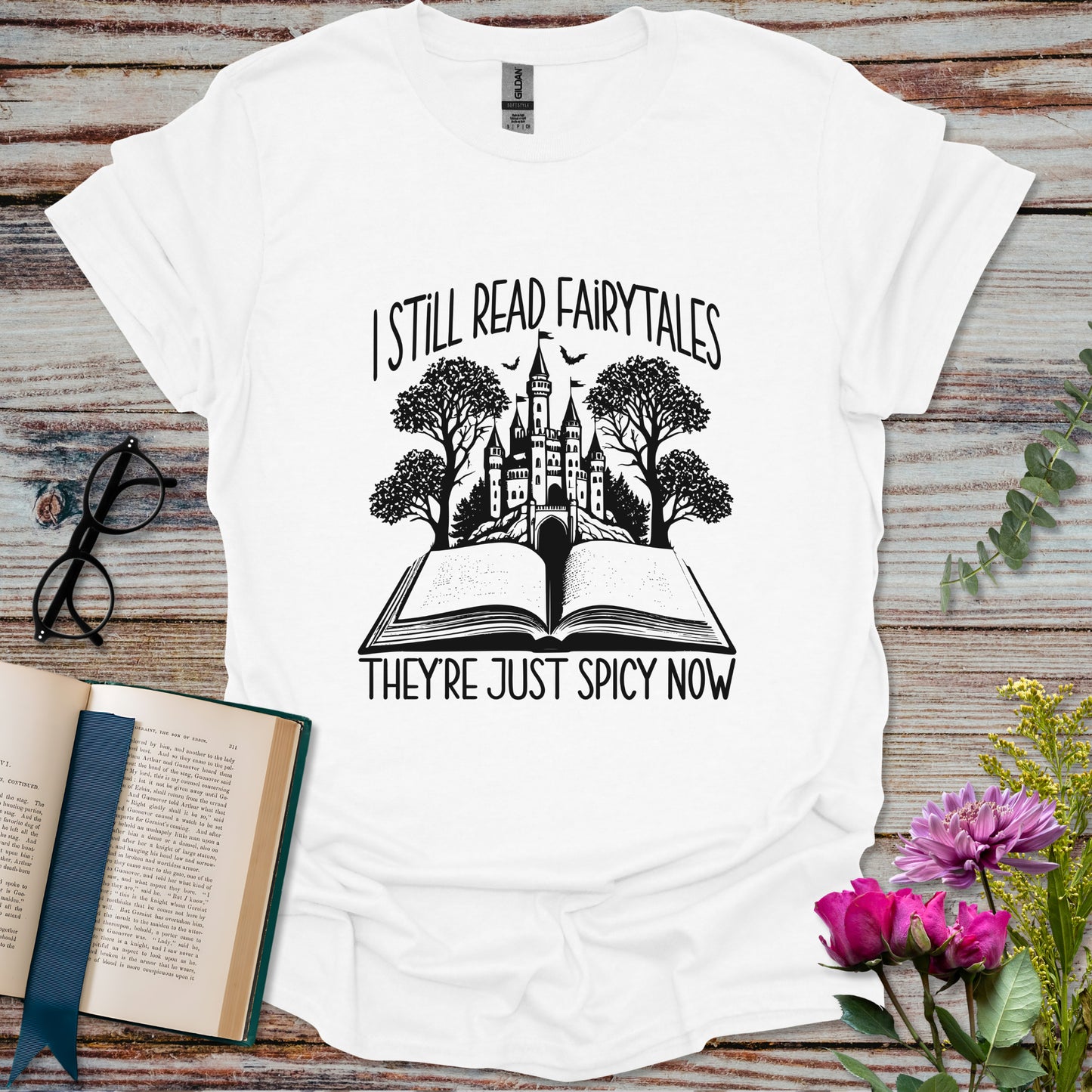 Spicy Fairytales Book Lover T-shirt