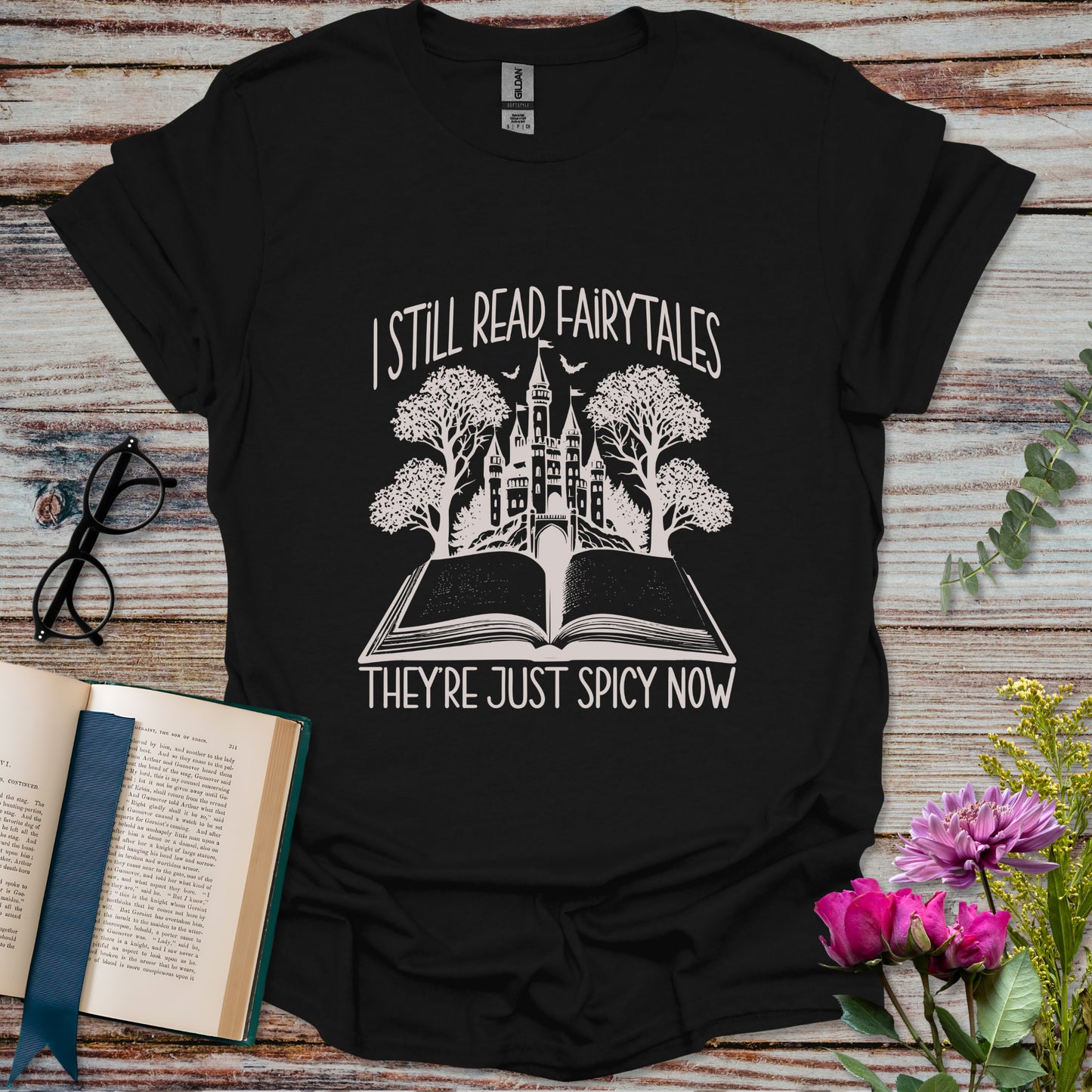 Spicy Fairytales Book Lover T-shirt