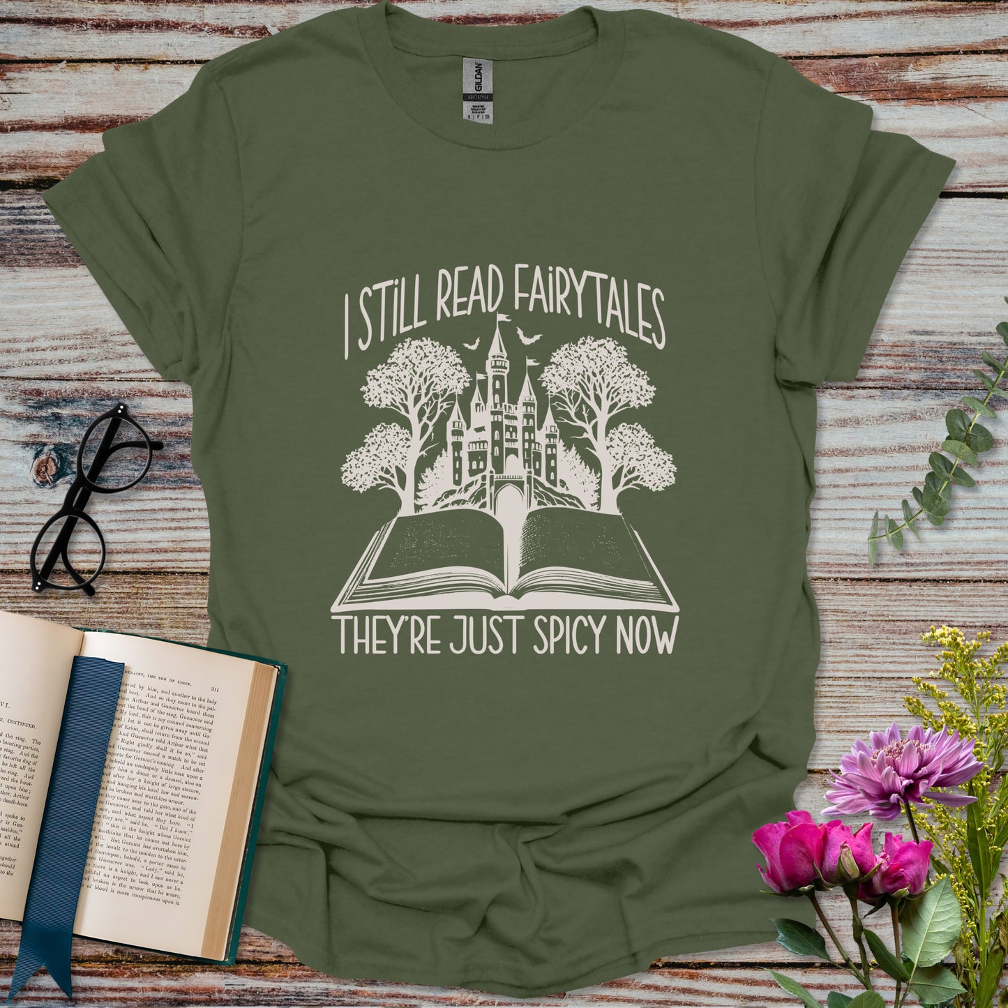 Spicy Fairytales Book Lover T-shirt