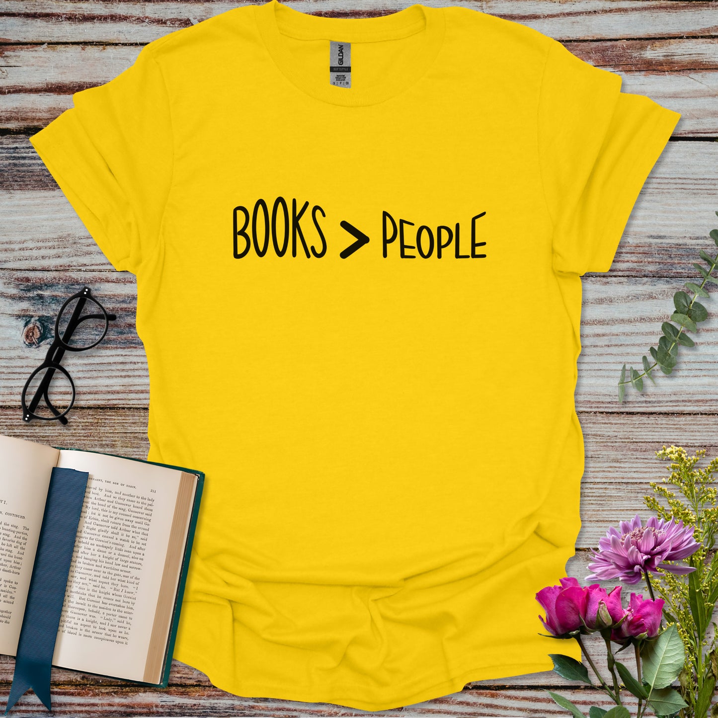 Books Over People T-shirt