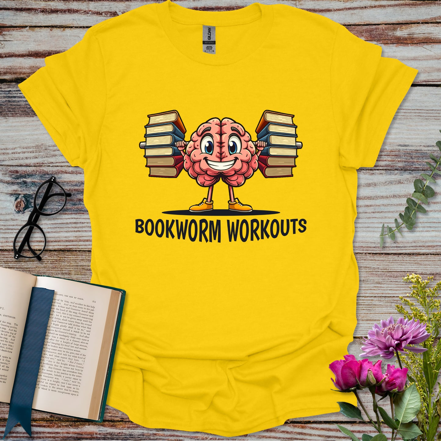 Bookworm Workouts T-shirt