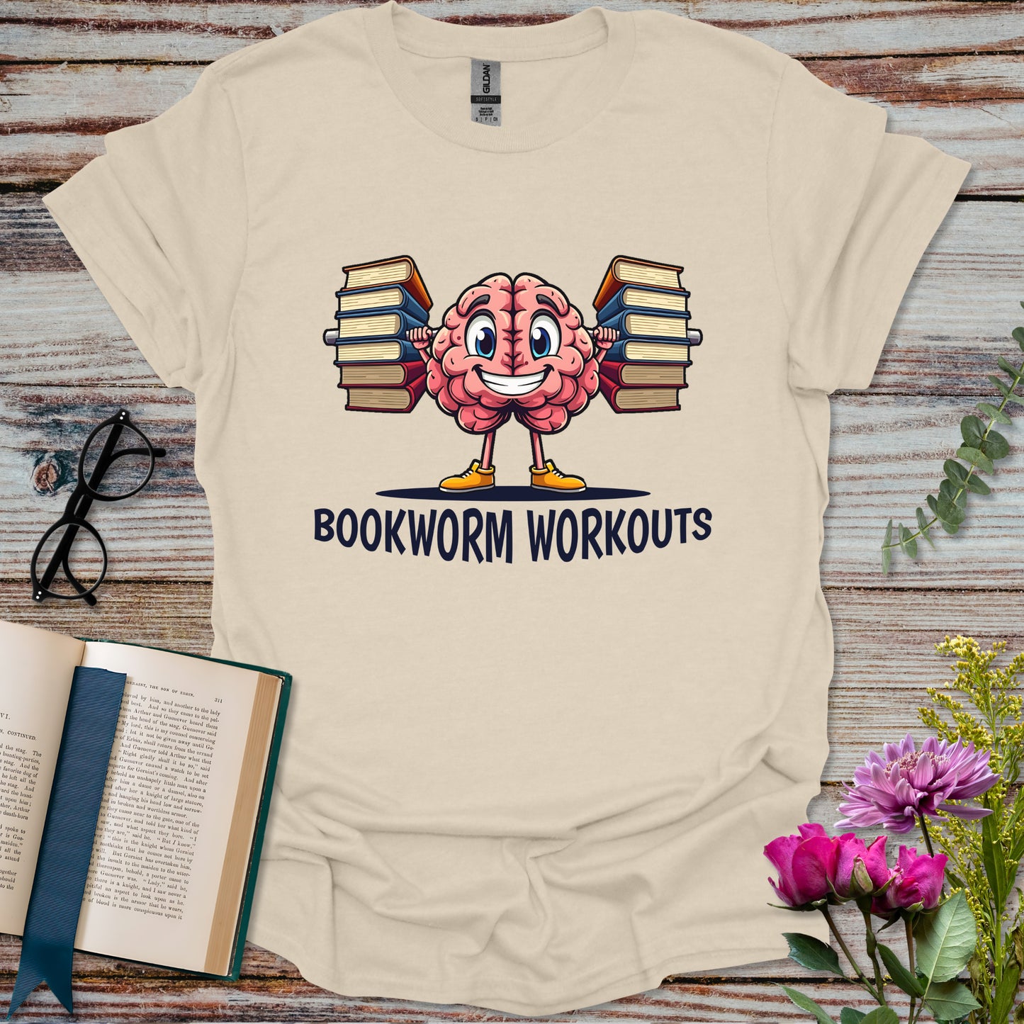 Bookworm Workouts T-shirt