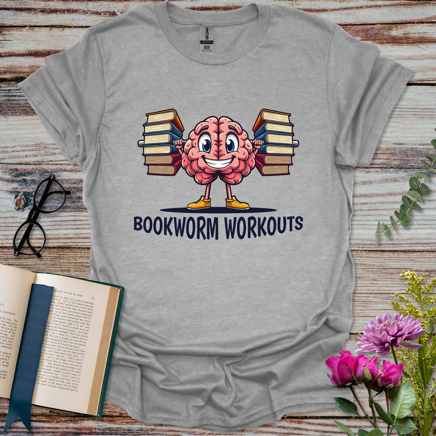 Bookworm Workouts T-shirt