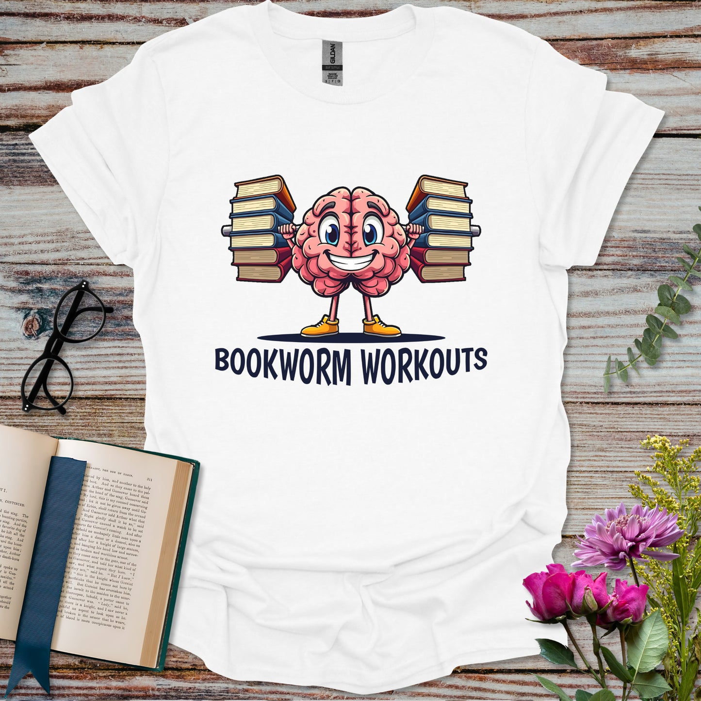 Bookworm Workouts T-shirt