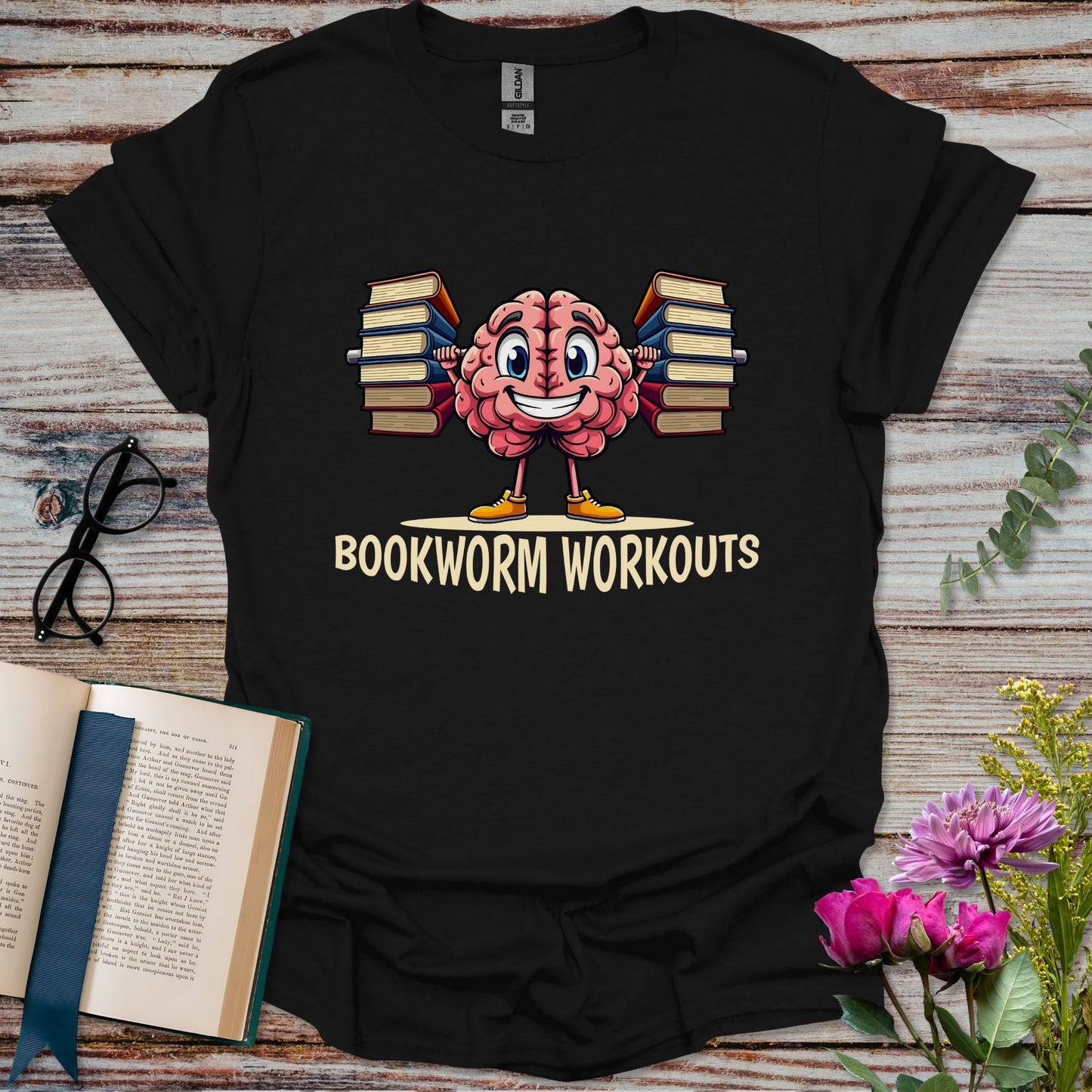 Bookworm Workouts T-shirt