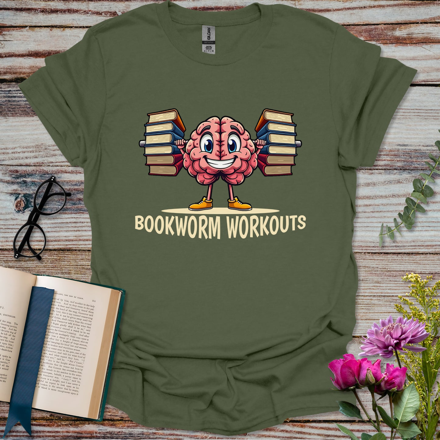 Bookworm Workouts T-shirt