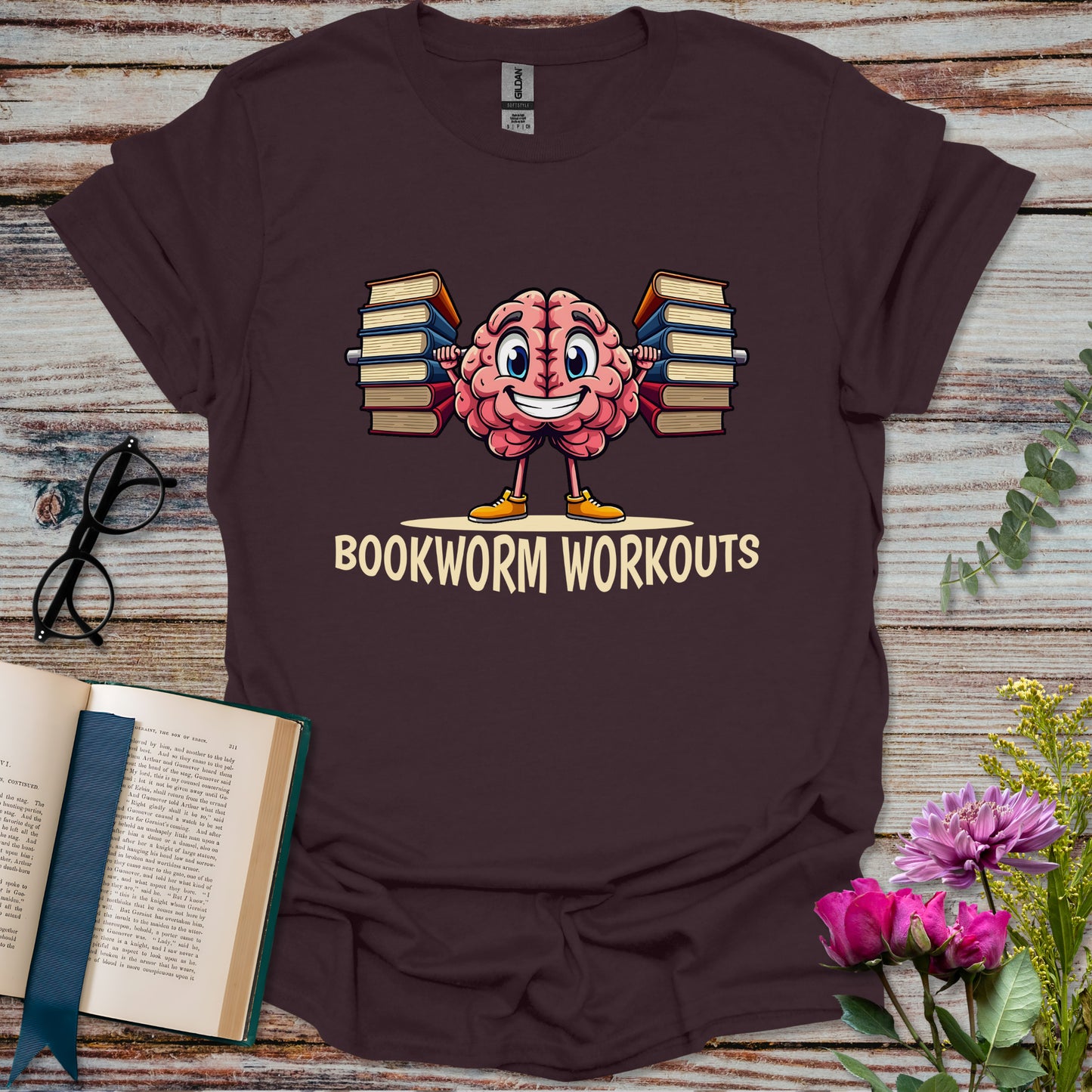 Bookworm Workouts T-shirt