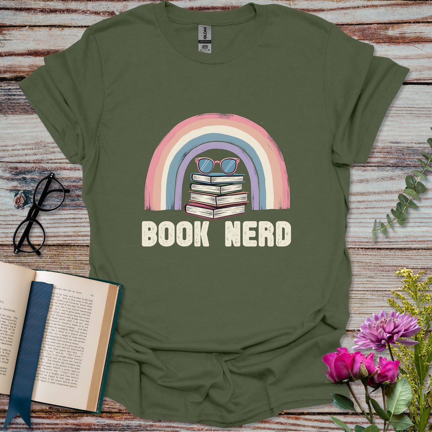 Book Nerd T-shirt