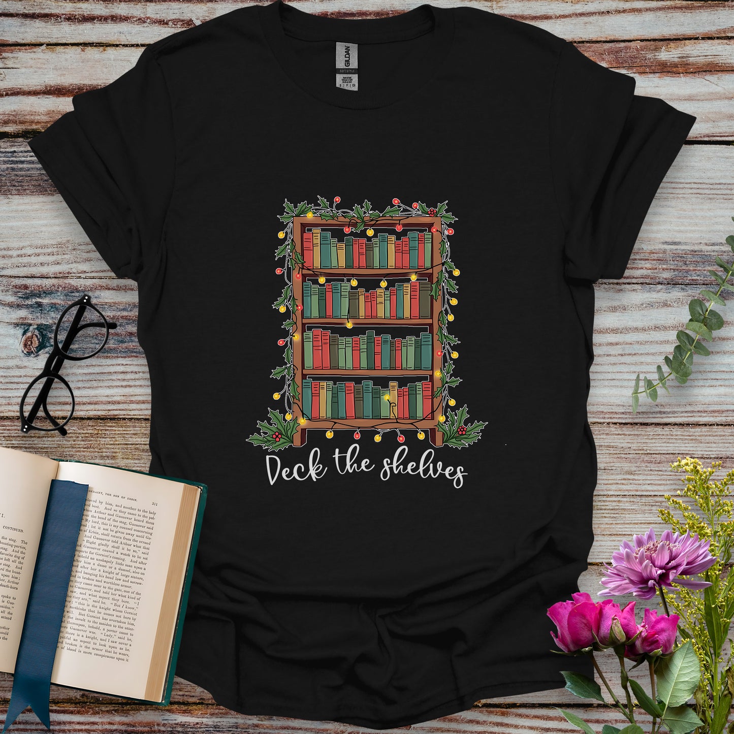 Deck the Shelves T-shirt