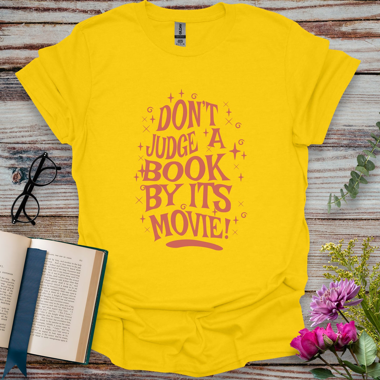 Don't Judge a Book by Its Movie T-shirt