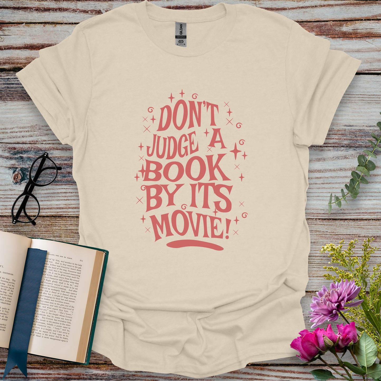 Don't Judge a Book by Its Movie T-shirt