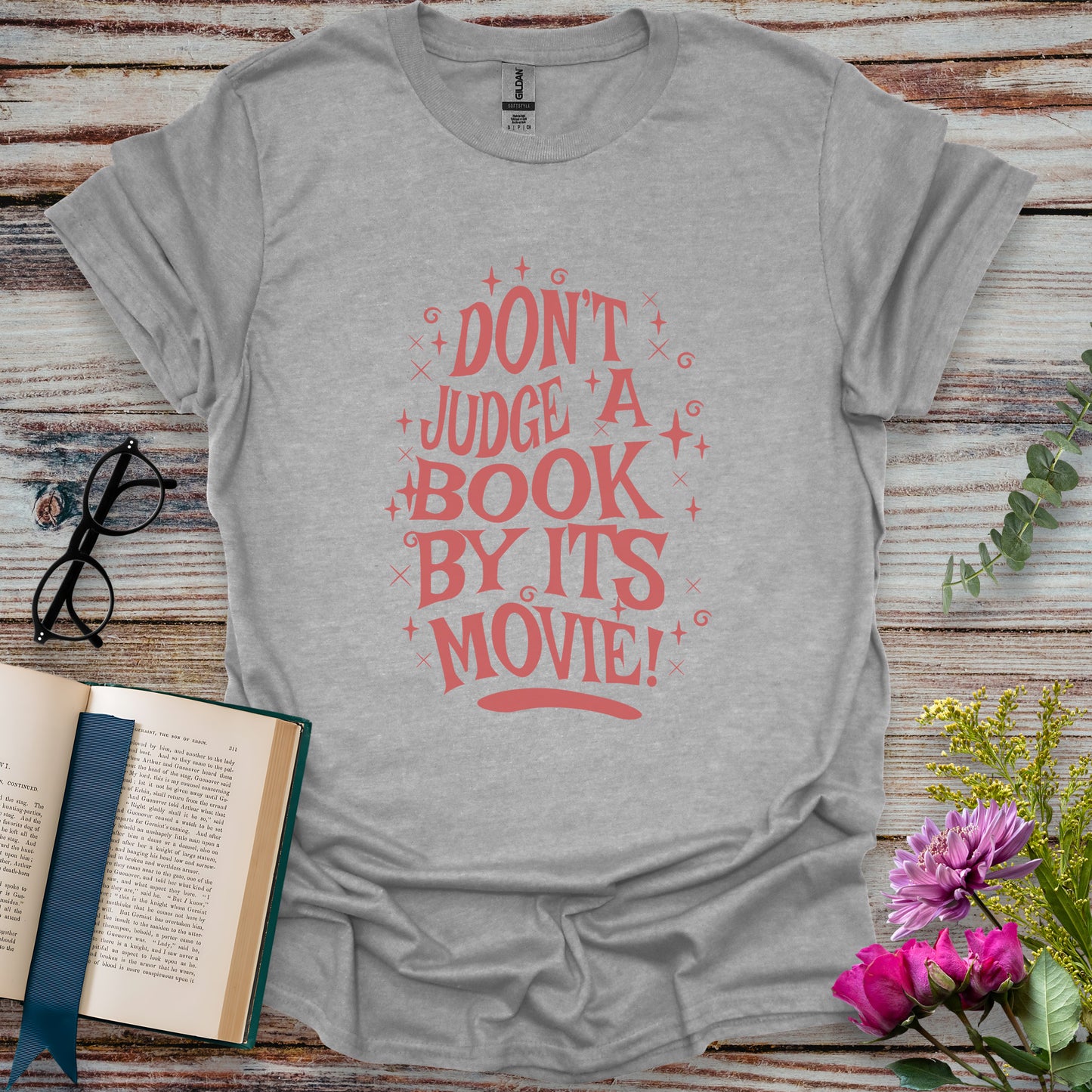 Don't Judge a Book by Its Movie T-shirt