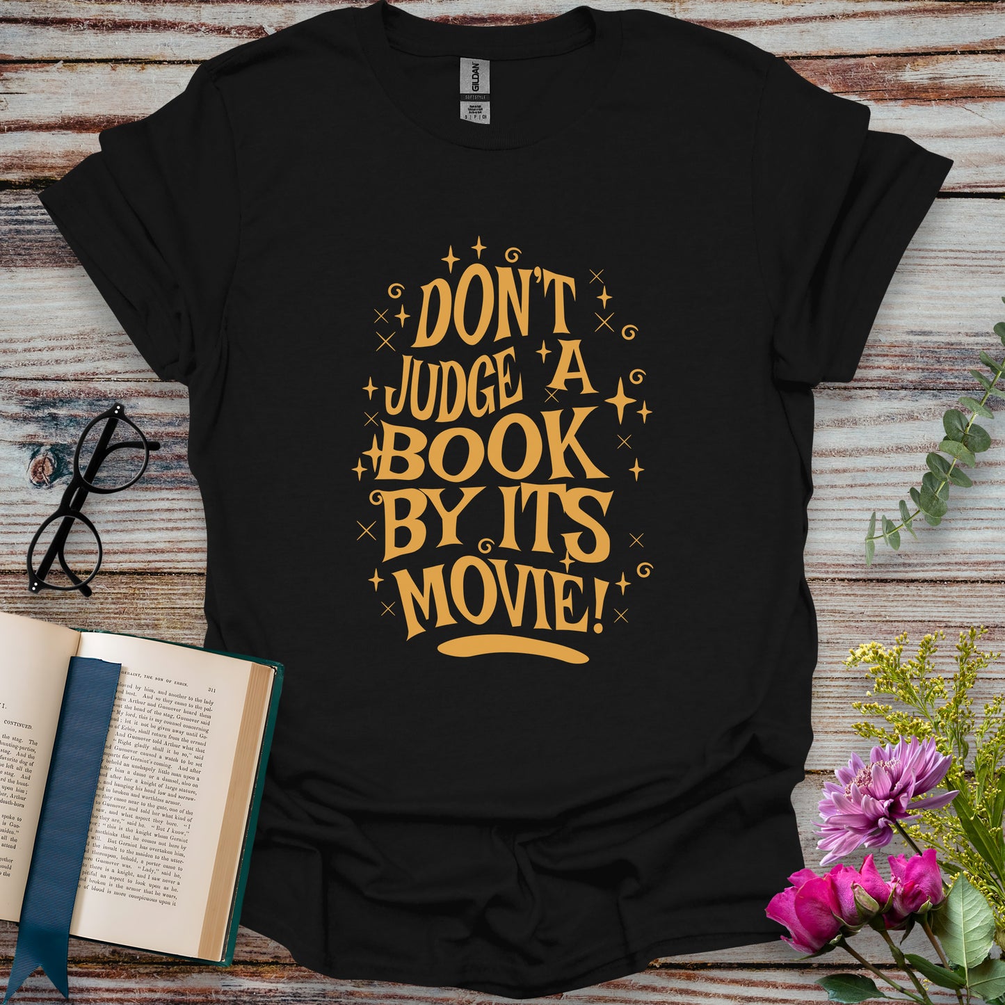 Don't Judge a Book by Its Movie T-shirt