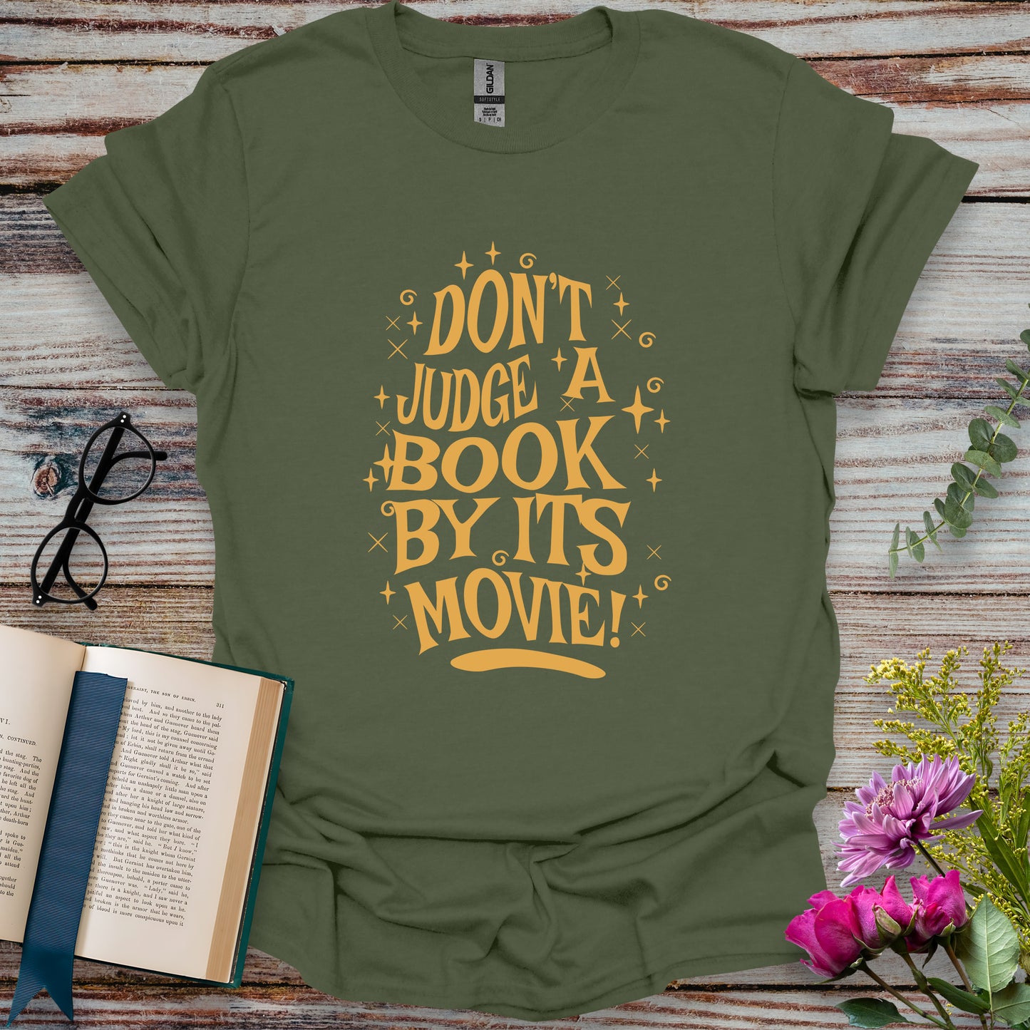 Don't Judge a Book by Its Movie T-shirt