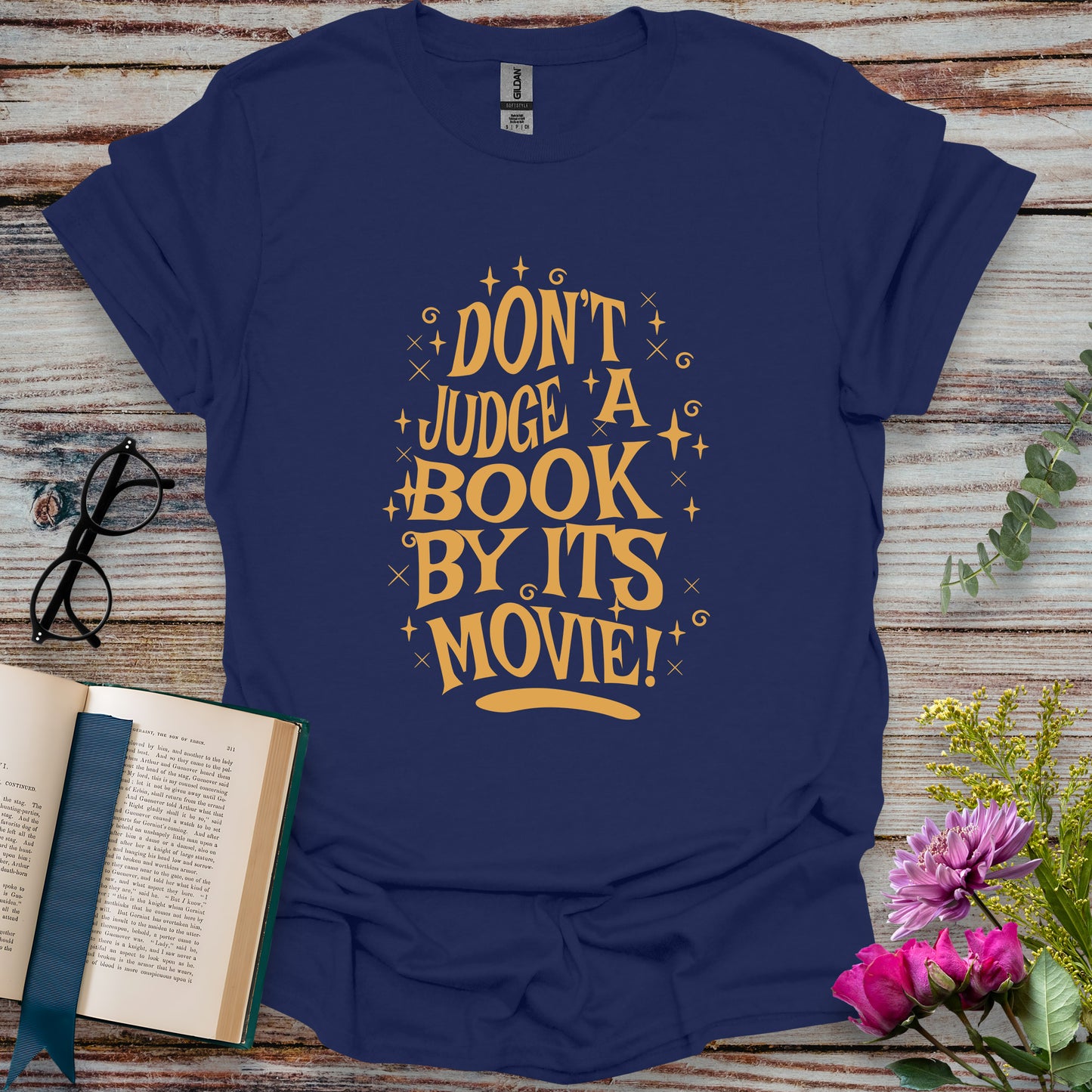 Don't Judge a Book by Its Movie T-shirt