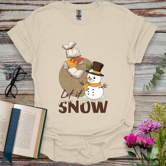 Let it Snow Book Lovers T-shirt