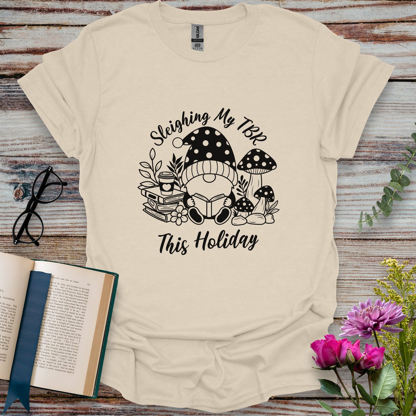 Sleighing My TBR This Holiday T-shirt