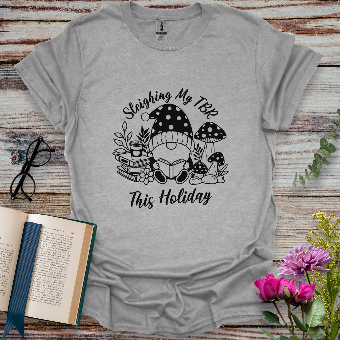 Sleighing My TBR This Holiday T-shirt