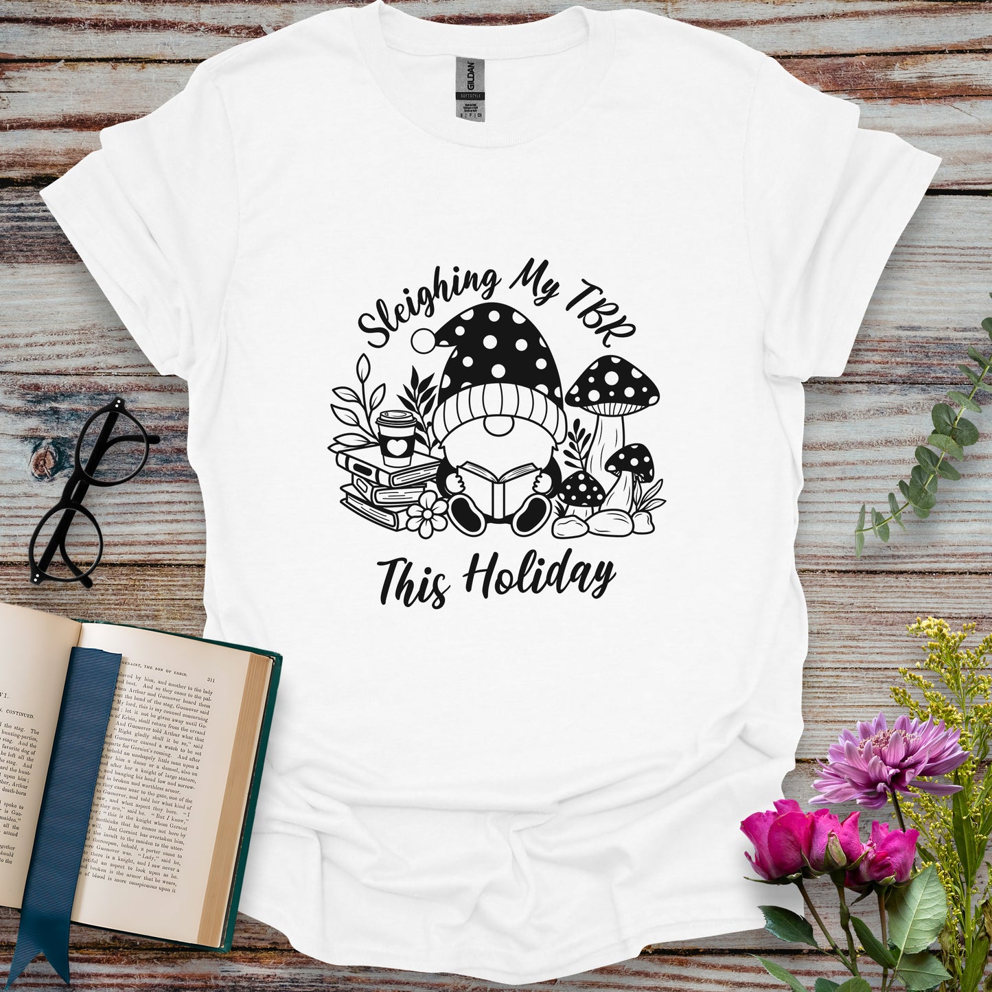 Sleighing My TBR This Holiday T-shirt