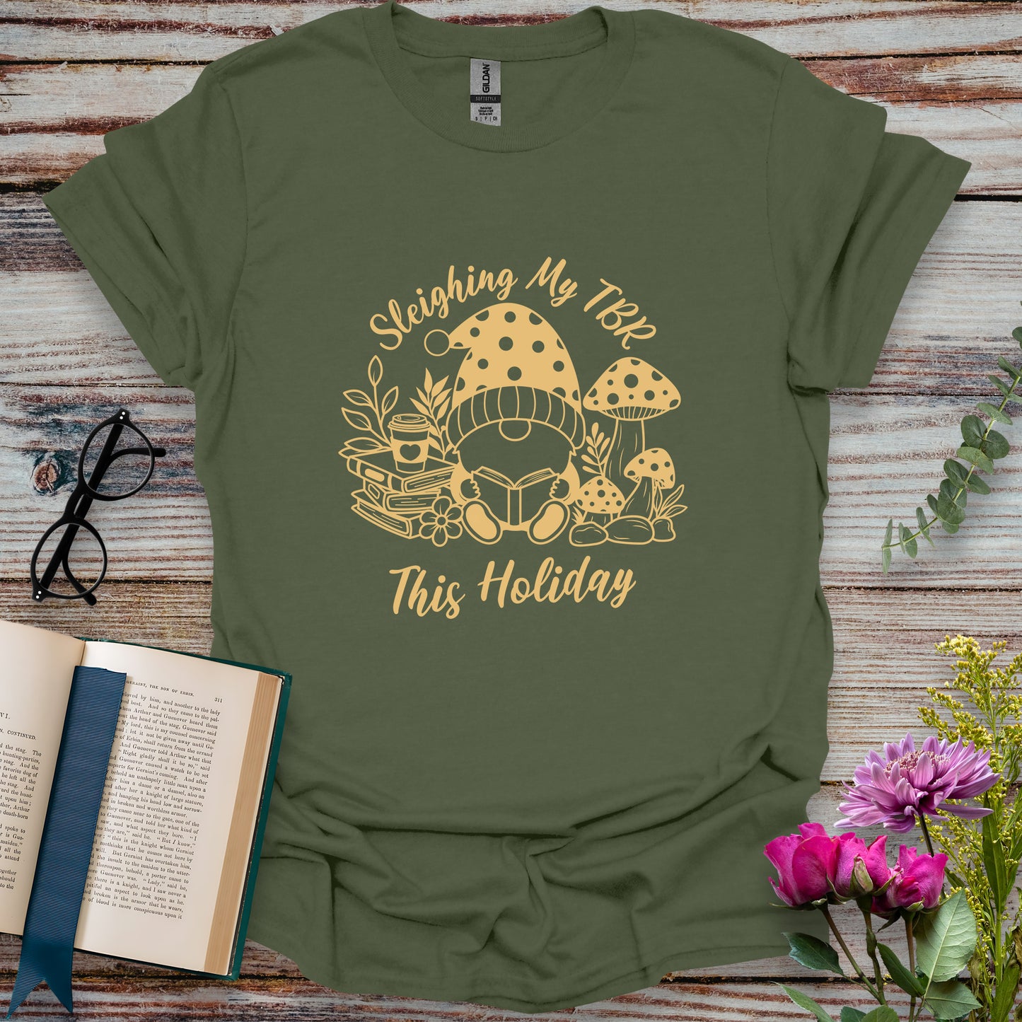 Sleighing My TBR This Holiday T-shirt