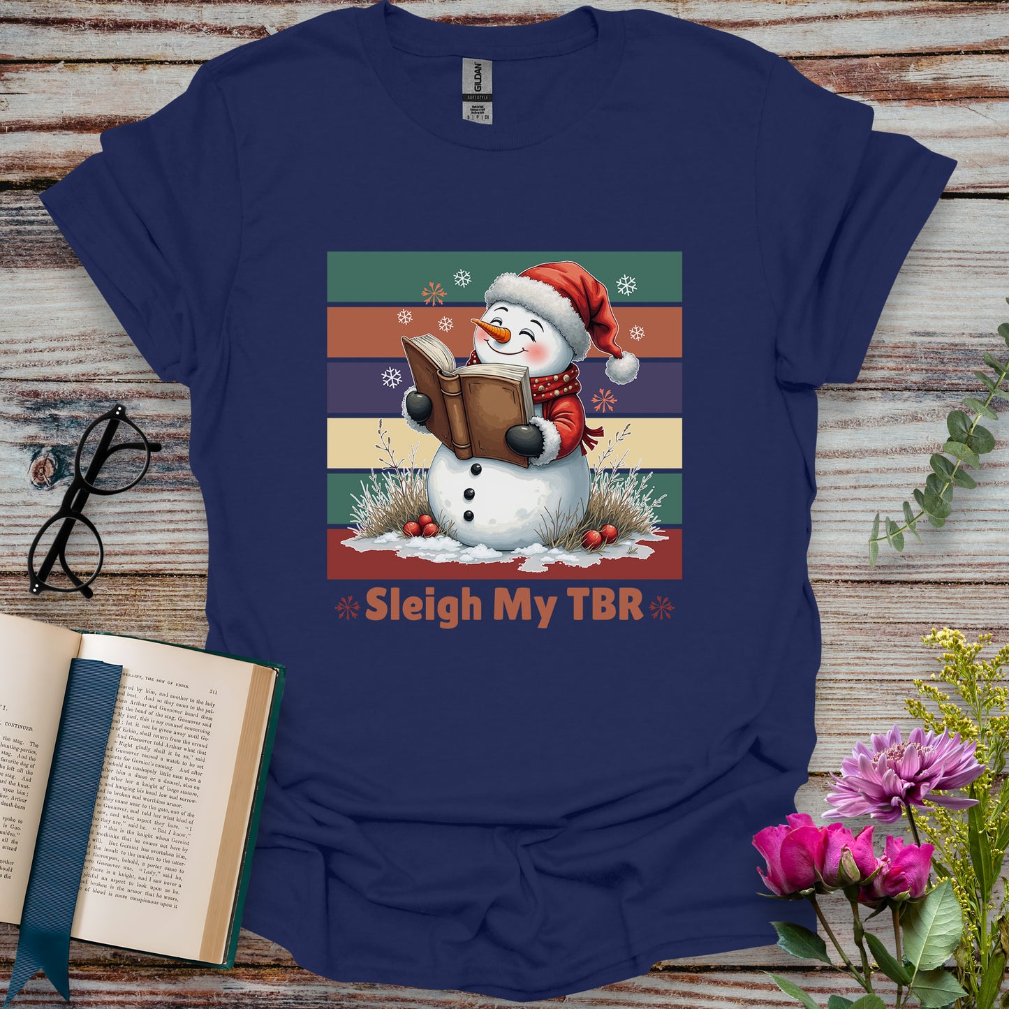 Sleigh My TBR Book Lover T-shirt