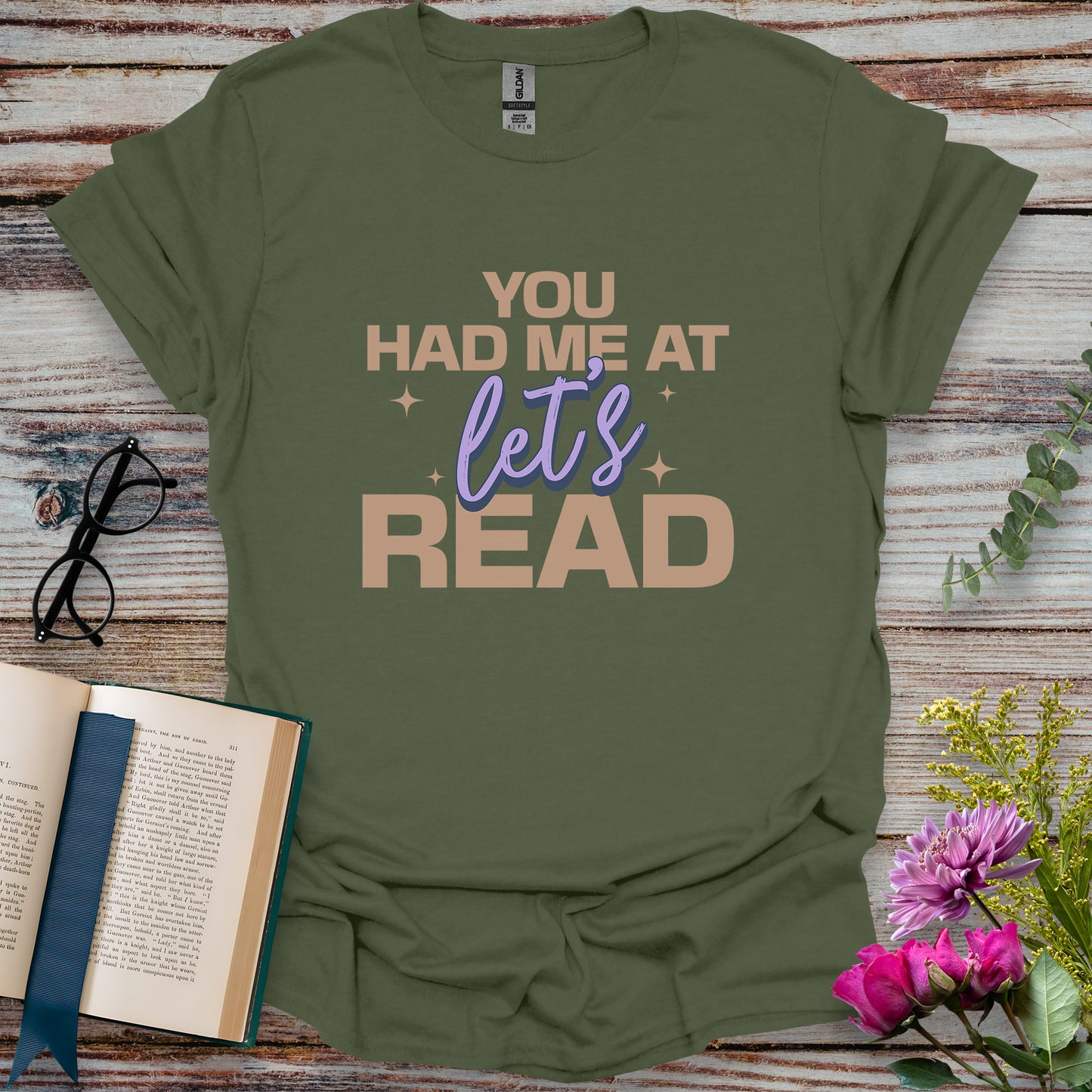 You Had Me at Let’s Read T-shirt